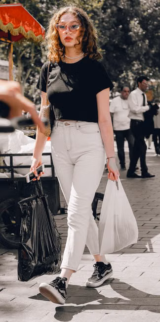 Calça Jeans Reta